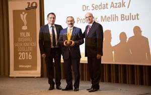 Uz. Dr. Sedat Azak, ‘Türkiye’de Özel Sağlık Sektörünün Gelişimine En Fazla Katkıda Bulunan Kişi’ Ödülünü Aldı