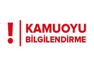 Kamuoyu Bilgilendirme Metni - 15.04.2020